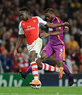 Arsenal V Galatasaray 2014/15 Champions League Prints: Danny Welbeck's Thrilling Goal: Arsenal Topples Galatasaray in Champions League
