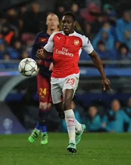 Barcelona V Arsenal 2015-16 Prints: Danny Welbeck's Valiant Performance Against Barcelona in the 2015-16 Champions League