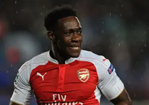 Barcelona V Arsenal 2015-16 Prints: Danny Welbeck's Valiant Performance Against Barcelona in the 2016 UEFA Champions League
