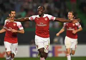 Sporting Lisbon V Arsenal 2018-19 Prints: Danny Welbeck's Winning Goal: Arsenal Triumphs over Sporting Lisbon in Europa League (October 2018)