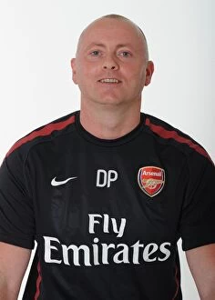 Images Dated 5th August 2010: Darren Page (Arsenal Masseur). Arsenal 1st Team Photocall and Membersday