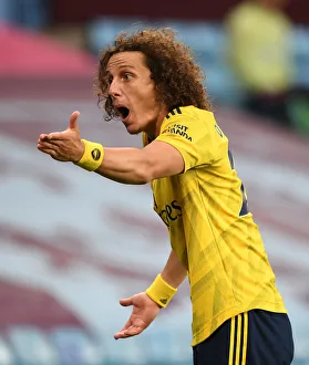 Aston Villa V Arsenal 2019-20 Prints: David Luiz in Action: Arsenal vs. Aston Villa, Premier League 2019-2020