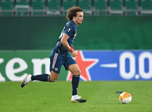 David Luiz in Action: Arsenal vs Rapid Wien, UEFA Europa League 2020-21