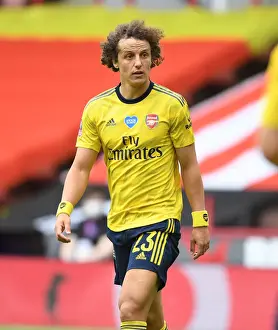 David Luiz in Action: Arsenal's FA Cup Battle against Sheffield United