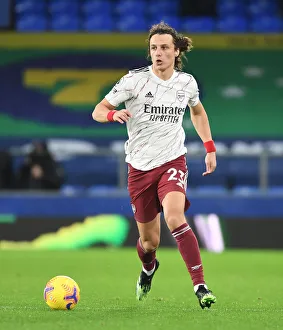 David Luiz in Action: Everton vs Arsenal, Premier League 2020-21