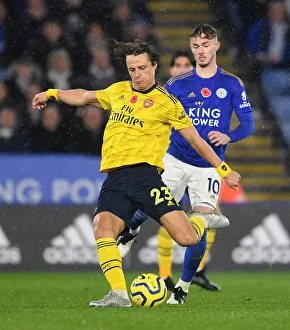 Leicester City V Arsenal 2019-20 Prints: David Luiz in Action: Leicester City vs. Arsenal, Premier League 2019-20