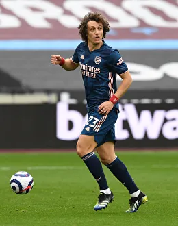 West Ham United V Arsenal 2020-21 Prints: David Luiz in Action: West Ham United vs. Arsenal, Premier League 2020-21