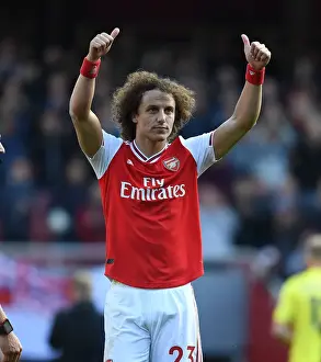 David Luiz Celebrates Arsenal's Win Against AFC Bournemouth, Premier League 2019-20