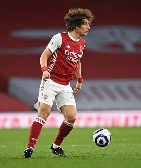 Arsenal V Tottenham Hotspur 2020-21 Prints: David Luiz Faces Off Against Tottenham: Arsenal vs