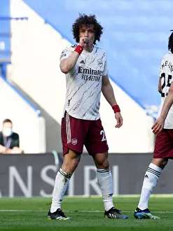 Leicester City V Arsenal 2020-21 Prints: David Luiz Scores Arsenal's Second Goal: Leicester City vs Arsenal