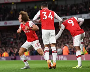 Arsenal V Crystal Palace 2019-20 Prints: David Luiz Scores His Second: Arsenal's Victory Over Crystal Palace (2019-20 Premier League)