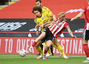 David Luiz vs Olivier McBurnie: A Battle in the FA Cup Quarterfinal Between Sheffield United and Arsenal