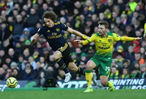David Luiz vs. Tom Trybull: Clash in the Premier League between Norwich City and Arsenal FC