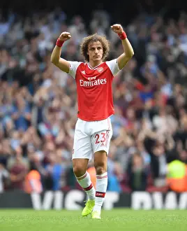 Arsenal V Burnley 2019-20 Prints: David Luiz's Thrilling Goal Celebration: Arsenal's Euphoric Start to the 2019-20 Season
