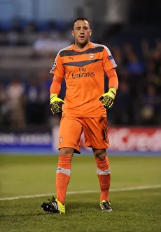 David Ospina in Action: Arsenal vs. Dinamo Zagreb, UEFA Champions League 2015-16