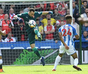 Huddersfield Town V Arsenal 2017-18 Prints: David Ospina in Action: Huddersfield Town vs. Arsenal, Premier League 2017-18