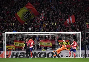 Atletico Madrid V Arsenal 2017-18 Prints: David Ospina (Arsenal). Atletico Madrid 1: 0 Arsenal. Europe League Semi Final, 2nd Leg
