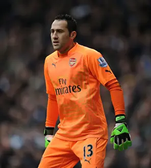 Tottenham Hotspur V Arsenal 2014-15 Prints: David Ospina vs. Tottenham Hotspur: Intense Arsenal-Tottenham Premier League Showdown