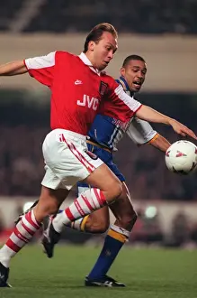 David Platt (Arsenal) and Des Walker (Sheffield Wednesday)