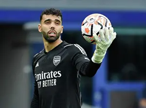 David Raya's Focus Amidst the Intensity: Everton vs Arsenal (2023-24 Premier League)