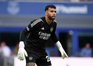 David Raya's Focus Amidst the Intensity: Everton vs Arsenal Premier League Clash (2023-24)