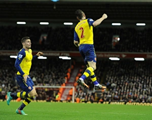 Liverpool V Arsenal 2014/15 Prints: Debuchy's Goal: Liverpool vs. Arsenal, Premier League 2014/15