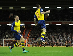 Debuchy's Stunner: Arsenal's Winning Goal at Anfield, Premier League 2014/15