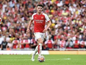 Declan Rice in Action: Arsenal vs. Nottingham Forest, Premier League 2023-24