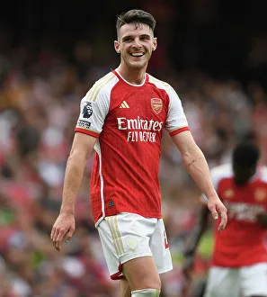 Declan Rice in Action: Arsenal vs Nottingham Forest, Premier League 2023-24
