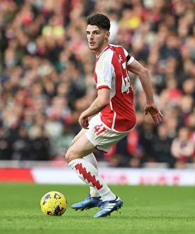 Declan Rice in Action: Arsenal vs Sheffield United, Premier League 2023-24