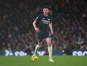 Fulham v Arsenal 2023-24 Collection: Declan Rice in Action: Fulham vs. Arsenal, Premier League 2023-24