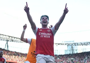 Declan Rice Scores the Decisive Goal: Arsenal's Thrilling Victory over Manchester United in the 2023-24 Premier League at Emirates Stadium