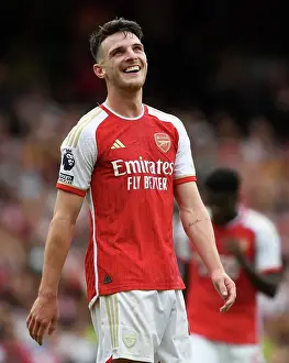 Declan Rice's Emotional Debut: Arsenal's Opening Win vs. Nottingham Forest, 2023-24