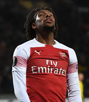 BATE Borisov V Arsenal 2018-19 Prints: Dejected Alex Iwobi: Arsenal's Europa League Struggles Against BATE Borisov