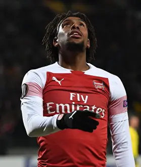 BATE Borisov V Arsenal 2018-19 Prints: Dejected Iwobi: Arsenal's Europa League Struggle Against BATE Borisov