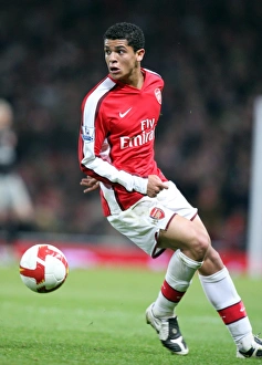 Arsenal V Tottenham 2008-09 Prints: Denilson in Action: Arsenal vs