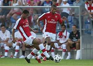 Burgenland XI V Arsenal Prints: Denilson and Armand Traore: Victory in Ritzing, Austria (28/7/2008)