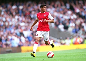 Arsenal V Chelsea 2006-07 Prints: Denilson of Arsenal in Action Against Chelsea at Emirates Stadium, FA Premiership, 6/5/07