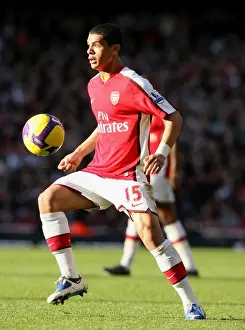 Arsenal V Sunderland 2008-9 Prints: Denilson of Arsenal in Action Against Sunderland at Emirates Stadium