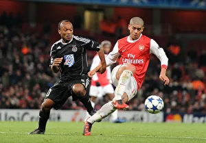 Denilson (Arsenal) Almami Moreira (Partizan). Arsenal 3:1 Partizan Belgrade Denilson (Arsenal) Almami Moreira (Partizan). Arsenal 3:1 Partizan Belgrade
