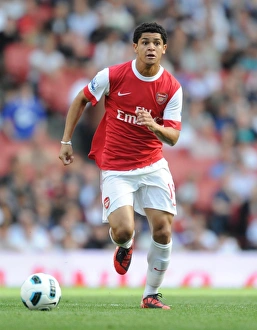 Arsenal V Bolton Wanderers 2010-11 Prints: Denilson (Arsenal). Arsenal 4: 1 Blackburn Rovers, Barclays Premier League