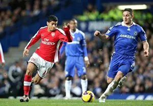 Denilson Collection: Denilson (Arsenal) Frank Lampard (Chelsea)
