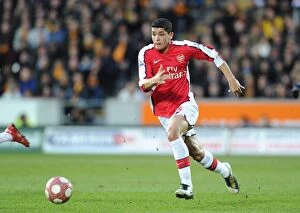 Images Dated 13th March 2010: Denilson (Arsenal). Hull City 1: 2 Arsenal, Barclays Premier League, The KC Stadium