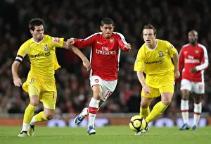 Denilson (Arsenal) Joe Ledley & Gavin Rae (Cardiff)