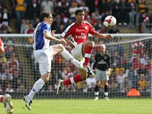 Images Dated 13th September 2008: Denilson (Arsenal) Keith Andrews (Blackburn)