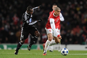 Denilson (Arsenal) Medo (Partizan). Arsenal 3: 1 Partizan Belgrade, UEFA Champions League