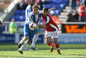 Denilson Gallery: Denilson (Arsenal) Michael Brown (Wigan)