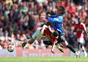 Denilson Gallery: Denilson (Arsenal) Tuncay Sanli (Middlesbrough)