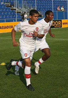 Burgenland XI V Arsenal Prints: Denilson and Gavin Hoyte: Arsenal's Win Against Burgenland (28/7/2008)