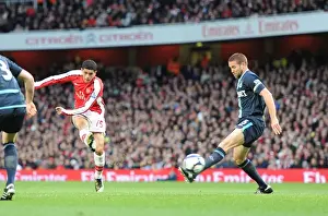 Arsenal V West Ham United 2009-10 Prints: Denilson Scores First Arsenal Goal Against West Ham United: Arsenal 2-0